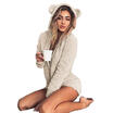 Women Warm Flannel Pajamas Set Cute Soft Autumn Winter Sleep Cloth Fall Gift New