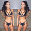 US Women Sequins Bikini Set Push Up Padded Swimwear Swimsuit Bathing Beachwear