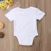 Newborn Infant Baby Boy Girl Beard Print Romper Bodysuit Playsuit Summer Outfits