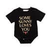 UK Stock Newborn Baby Girls Boys Summer Romper Bodysuit Outfits Cotton Clothes