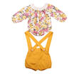 Newborn Baby Girls RomperShort Pants Jumpsuit Playsuit Flower Clothes USA