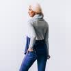 Womens Loose Patchwork Hoodies Ladies Sweatshirts Jumper Tops Blouse Size 6-14
