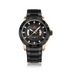 NAVIFORCE 9085 Hombre De Cuarzo Reloj Moda única Deporte Casual Marca Reloj Ejército Ejército Negocio Movimiento Original Acero Inoxidable 5