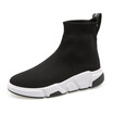 2018 new style Autumn Winter Womens Fashion Slip On Shoes High Top Casual Fly Weave High Top Sock Warm Shoes