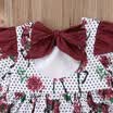 USA Baby Girls Kids Princess Flower Deer Pageant Party Dresses Clothes Sundress