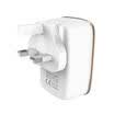 Aluminum Dual USB 5V 24A Wall Home Travel Fast Charger Adapter UKUSEU Plug