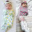 Organic Cotton Swaddle Muslin Blanket Newborn Baby Wrap Swaddling Blanket 0-12M
