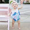 Summer Casual Strap Romper Newborn Baby Girl Bow-knot Jumpsuit Playsuit Clothes
