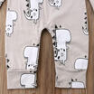 Toddler Newborn Baby Boy Dinosaur Bow Romper Bodysuit Jumpsuit Outfits Clothes