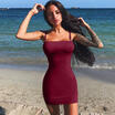 Womens Polka Dot V-neck Dress Summer Short Sleeve Beach Long Maxi Shirt Dresses