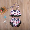 2PCS Baby Girls Toddler Clothes Tassel Sleeveless Tops Short Pants Outfits Set