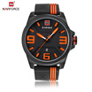 NAVIFORCE 2017 Fashion Silicone Strap Sports Men Watches Quartz Water-Proof 3D Dial Casual Wristwatch Masculino Relogio Box