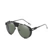 Fashion SteamPunk Sunglasses Men Classic metal pilot Sunglasses Brand Designer Vintage Punk Eyewear
