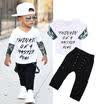Newborn Toddler Infant Baby Boy Clothes T-shirt TopsLong Pants 2pcs Outfits Set