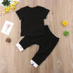 Canis Lovely Kids Baby Boys Skull Halloween Tops T-shirt Pants Outfits Clothes