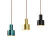 Baycheer HL478988 Contemporary Simple Style Cylindrical Pendant Fixture in Polished Gold FinishBig