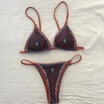 US Women Push-up Padded Bra Bandage Bikini Swimsuit Triangle Swimwear Bathing