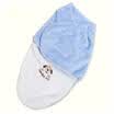 Soft Newborn Baby Warm Cotton Envelope Swaddling Blanket Sleeping Bag Swaddle UK