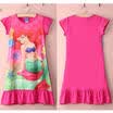 6-16Yr Girl Child Kids Little Mermaid Ariel Skirt Pyjama Nightwear Nightie Dress