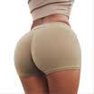 New Women Active Yoga Pants Gym Workout Waist Band Solid Fold Over Shorts