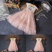New Flower Girls Party Lace Bridesmaid Dresses Baby Ball Gown Formal Dress Xmas