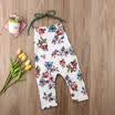 Toddler Baby Girls Flower Romper Jumpsuit Outfits Sunsuit Sleeveless Clothes