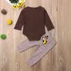 USA Thanksgiving Clothes Infant Baby Boy Romper Bodysuit Pants Outfit Costumes