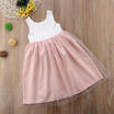 Flower Girl Dress Baby Lace Tulle Pageant Party Bridesmaid Dress Outfits Clothes