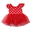 New Cute Girl Kids Baby Princess Party Wedding Pokla Dot Tulle Tutu Romper Dress
