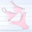 New Women Swimwear Bikini Set Bandage Push-Up Padded Swimsuit Bathing Beachwear