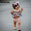 US Seller Summer Baby Girl Clothes 3Pcs Outfits Set Dress TopsPantsHeadband