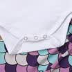 4pcs Newborn Kid Baby Girl Clothes Romper Bodysuit Fish Scale Pants Outfits