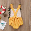 Pretty Backless Romper Newborn Baby Girls Embroidery Peony Bodysuit Jumpsuit UK