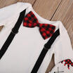 AU Stock Kids Baby Boys Deer Romper Bodysuit Long Pants Hat Outfits Clothes Set