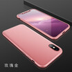 For iphone XS MAX XR Phone case 3 in 1 Case Ultra Thin Luxury 360 Full Protect hard PC Phone Cover