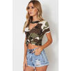 Women Summer Casual T-shirt Short Sleeve Printed Cotton Blouse Top Shirt Tee New
