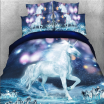 3D Unicorn&Magical Bubbles Printed 4-Piece Bedding Sets