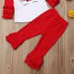 2Pcs Toddler Kid Baby Girl Christmas Unicorn Tops Pants Outfits Set Clothes 0-5T