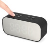 AEC BT501 Portable Alarm Clock Wireless Bluetooth Stereo Speaker LED Display Large LED Time Display with Dual Alarm Clocks Settin