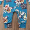 Newborn Baby Girl Flower Romper Bodysuit Jumpsuit Sequin Headband Outfit Clothes
