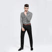 New Mens Striped Formal Shirts Long Sleeve Slim Fit Business Dress Shirts TOP