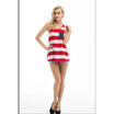 Fashion Women Short Sleeve Casual T-Shirt Mini Dress Ladies Tops Blouse Sundress