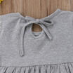 Kids Baby Girl Flare Sleeve Tops Solid Dress Blouse Boho Beach Blouse Clothes