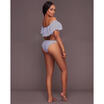Sexy Women Off Shoulder Ruffle Swimsuit Push-up Bikini Set Bathing Suit Swimwear