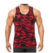 Mens Broad Shoulder Vest Easy Washing Comfortable Wear Casual Camouflage Vest