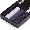 Antarctic men&39s underwear men&39s printing fashion cotton flat angle underwear in the waist 4 gift box flat angle mixed color XXL 180105