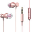 In-ear earphone magnetic suction wire control with microphone MP3 earphone plug