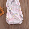 Newborn Baby Girls Pink Mermaid Romper Bodysuit Jumpsuit Outfits Clothes 0-24M