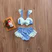 Baby Girls Kids Tankini Swimwear Bikini Swimsuit Bathing Suit Beachwear Floral