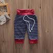 Infant Baby Boy Girl Floral Clothes HoodiesLong Pants 2PCS Outfit Striped USA